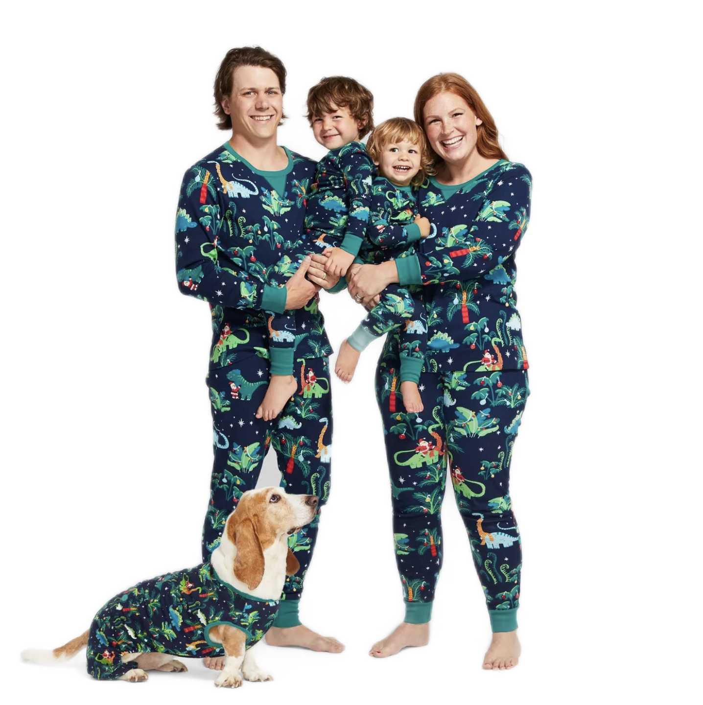 Conjuntos De Pijamas Familiares A Juego Ropa De Dormir De Fiesta De Festival De Navidad - Papá Noel - MyFaceSocksES