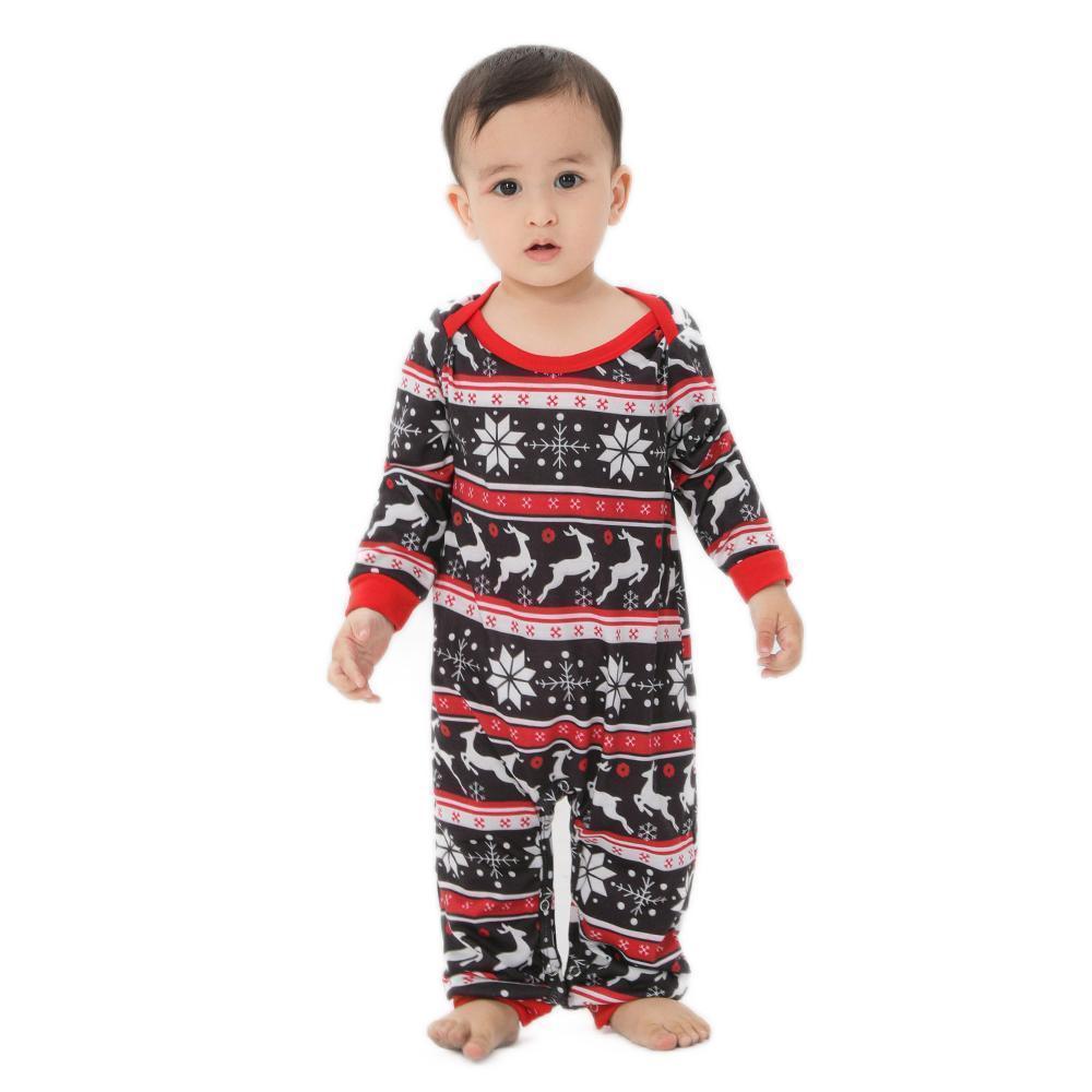 Conjuntos De Pijamas Familiares A Juego Ropa De Dormir De Fiesta De Festival De Navidad - Snowflake Elk - MyFaceSocksES