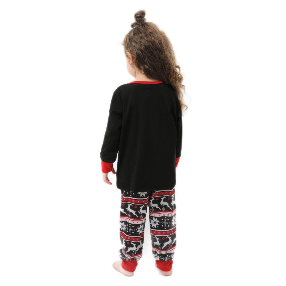 Conjuntos De Pijamas Familiares A Juego Ropa De Dormir De Fiesta De Festival De Navidad - Snowflake Elk - MyFaceSocksES