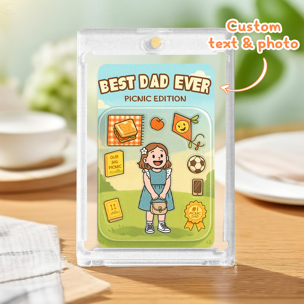 Tarjeta Deportiva Personalizada Para Niños Con Retrato A Partir De Una Foto. Tarjeta De Entrenador Con Temática Deportiva Personalizada Con Nombre Y Estadísticas Personalizadas. Regalo Único Para Atletas Y Fanáticos. - MyFaceSocksES
