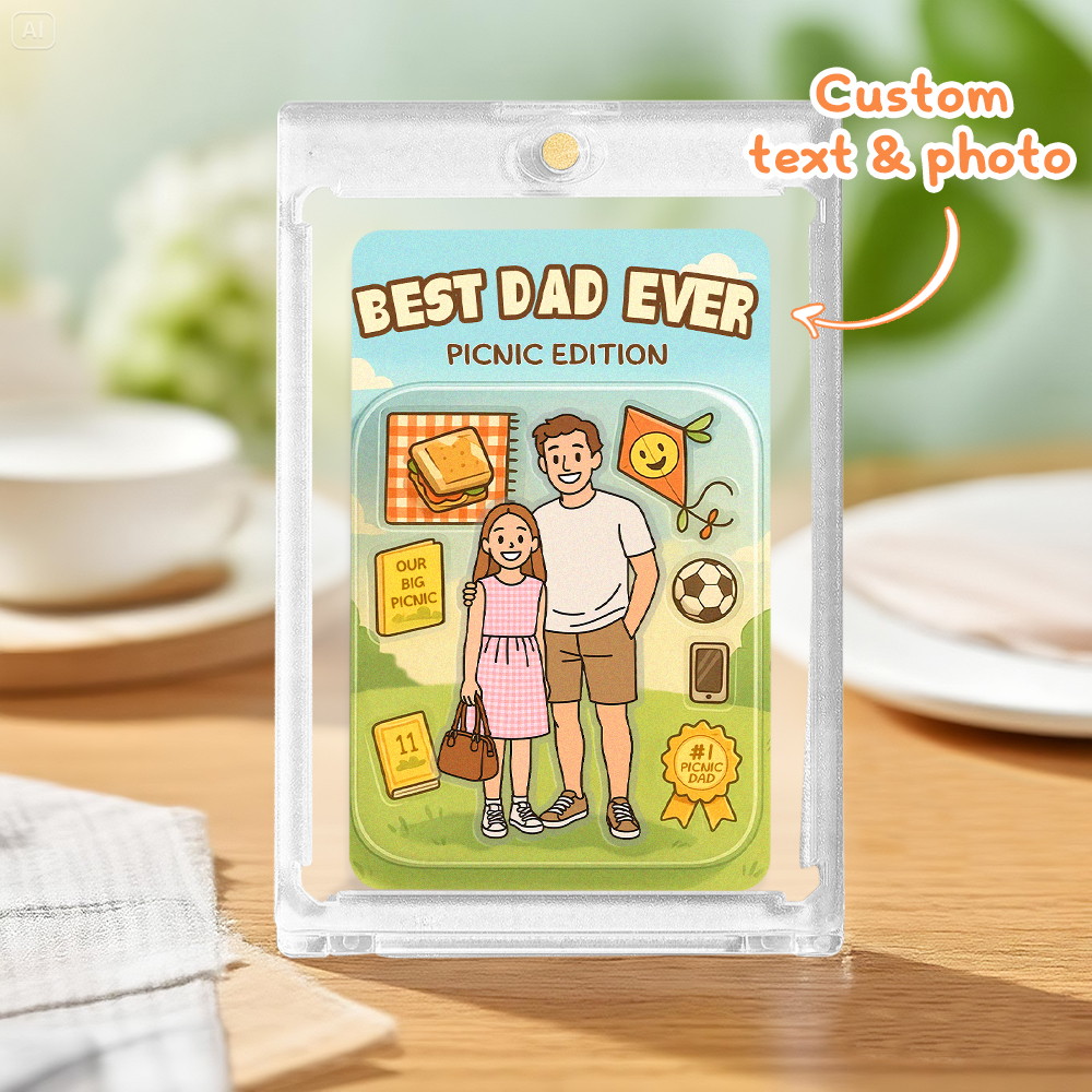 Tarjeta Deportiva Personalizada Para Niños Con Retrato A Partir De Una Foto. Tarjeta De Entrenador Con Temática Deportiva Personalizada Con Nombre Y Estadísticas Personalizadas. Regalo Único Para Atletas Y Fanáticos. - MyFaceSocksES