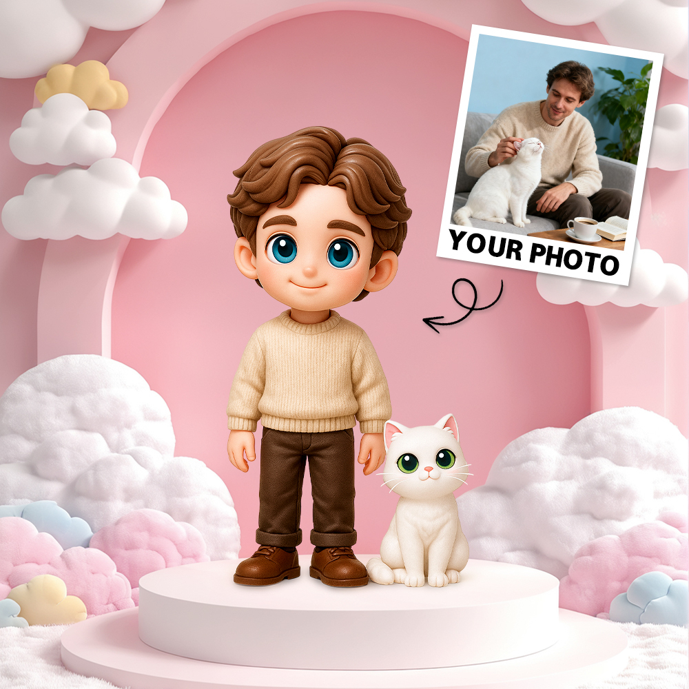 Figurines 3d Personnalisées, Mini Figurines, Personnalisation Photo, Boîte Aveugle, Cadeaux Pour Petit Ami