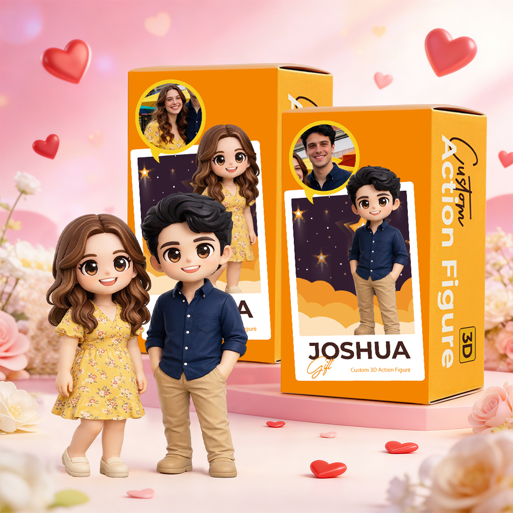 Figurines 3d Personnalisées, Mini Figurines, Personnalisation Photo, Boîte Aveugle, Cadeaux Pour Maman