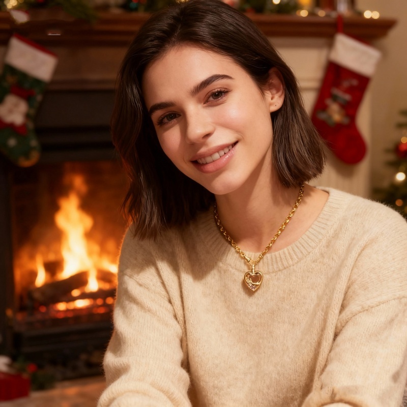 Collier Médaillon Personnalisé Vintage À Faire Soi-même, Pendentif Creux Ouvrable, Médaillon Photo, Bijou Rétro, Chaîne, Cadeau Pour Femme, Cadeau De Noël - MyFaceSocksFR