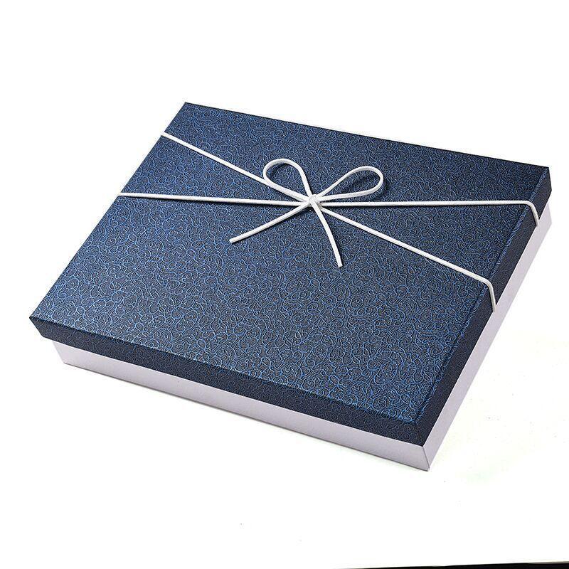 Coffret Cadeau Bleu (9 * 5,9 Pouces) - VisageChaussettes