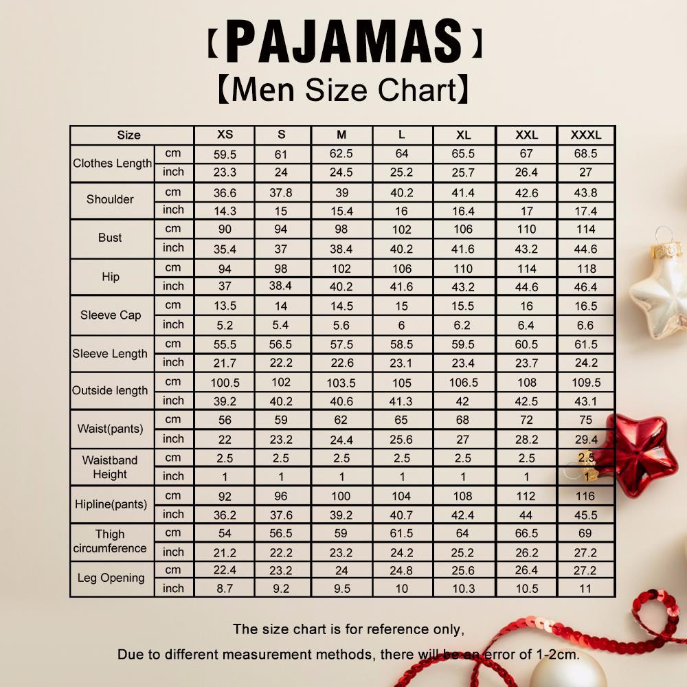 Pyjama Rose Visage Personnalisé Pyjama De Noël En Pain D'épice À Col Rond Personnalisé Pour Femmes Et Hommes - VisageChaussettes