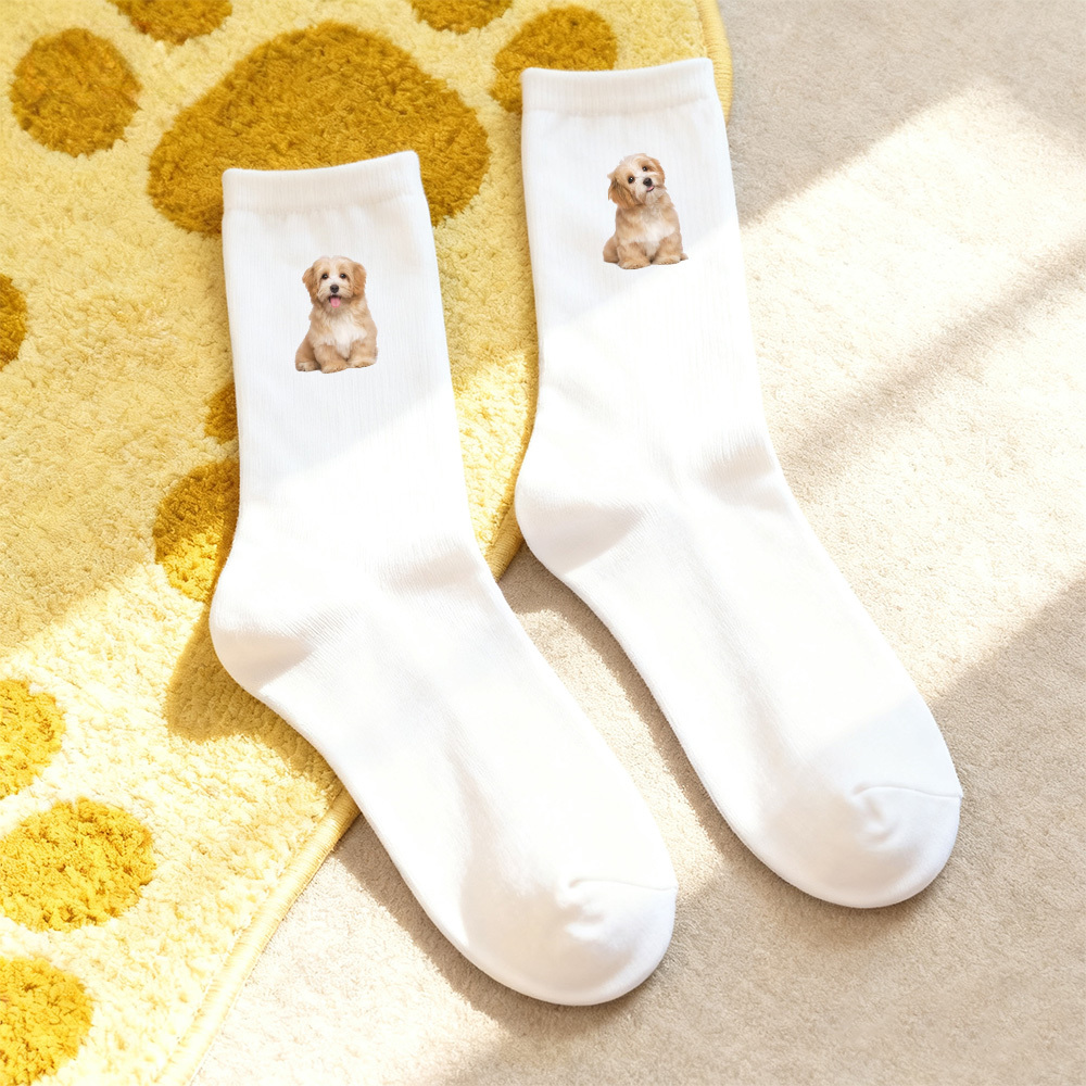 Chaussettes Personnalisées Avec Photo, Cadeaux De Noël, Chaussettes Pour Femmes, Chaussettes Personnalisées Avec Photo D'animaux De Compagnie, Cadeaux Personnalisés Pour Amoureux Des Animaux De Compagnie, Chaussettes Pour Hommes - MyFaceSocksFR