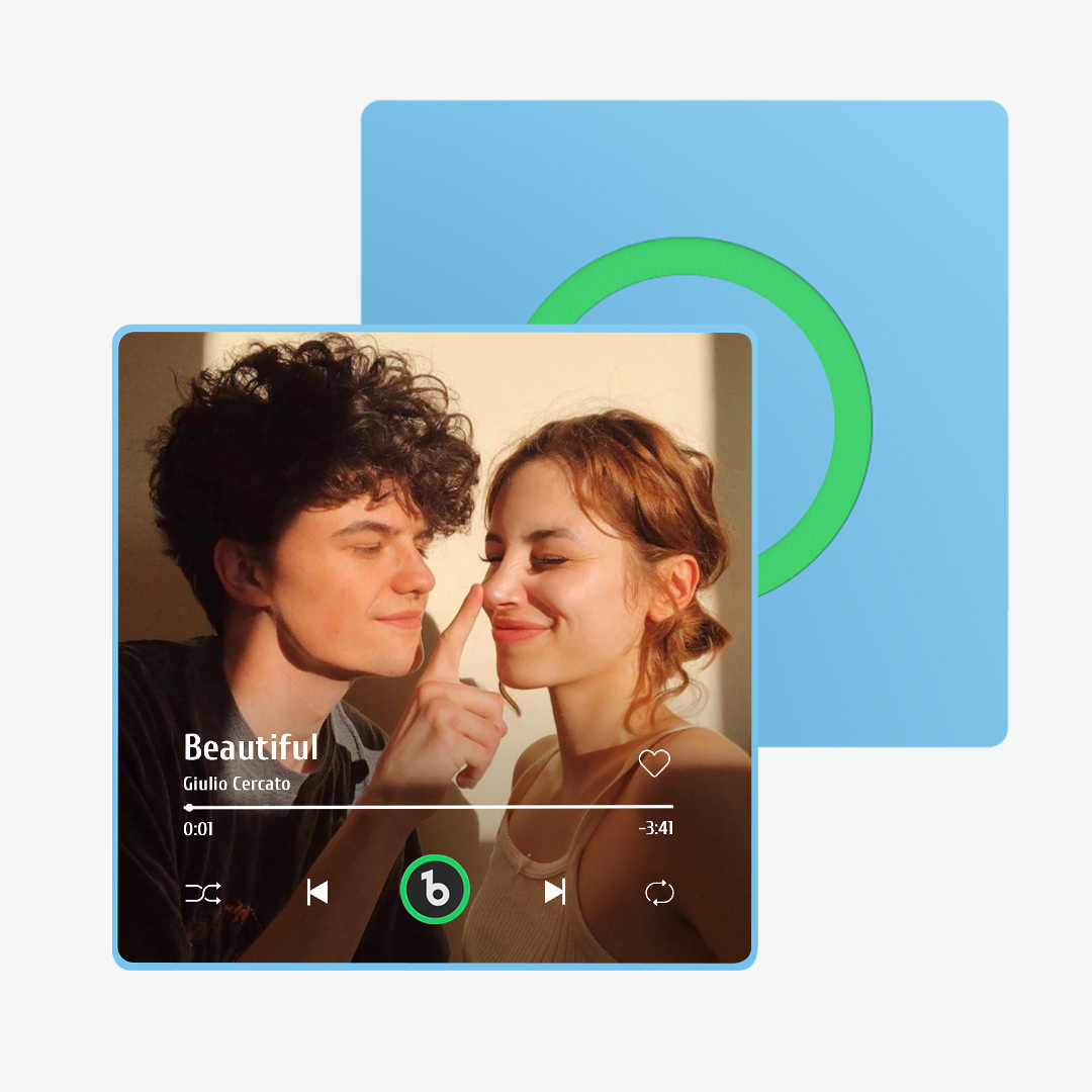 Aimant De Réfrigérateur De Musique Personnalisé Amour Rose Nouvelle Saint-valentin Limitée 4.0 Version Améliorée Autocollant Mural De Musique Autocollant Photo Jouer De La Musique Sans Téléphone Portable Différents Styles Cadeau De Couple - MyFaceSocksFR