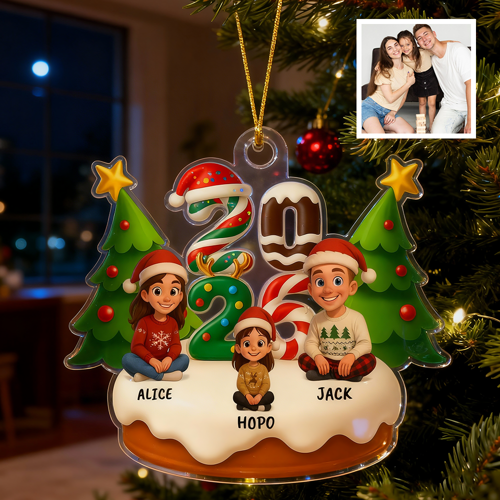 Porte-bagages De Voiture Personnalisé En Acrylique - Cadeaux De Noël Pour Un Moment Précieux - Cadeau Personnalisé Avec Nom Pour Petit Ami, Petite Amie, Famille Et Amoureux - MyFaceSocksFR