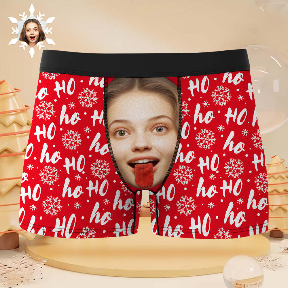 Sous-vêtements Personnalisés Pour Le Visage, Sous-vêtements À Langue Magnétique Personnalisés, Cadeaux De Noël Pour Couple - VisageChaussettes