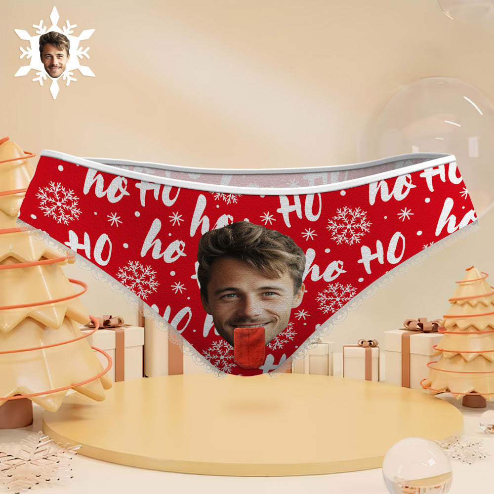 Sous-vêtements Personnalisés Pour Le Visage, Sous-vêtements À Langue Magnétique Personnalisés, Cadeaux De Noël Pour Couple - VisageChaussettes