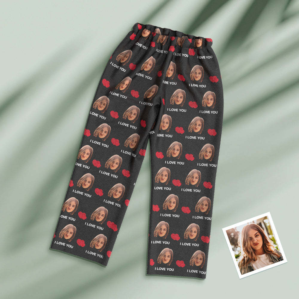 Ensemble De Pyjamas À Manches Longues Et Visage Personnalisé - Bonne Fête Des Grands-parents - VisageChaussettes