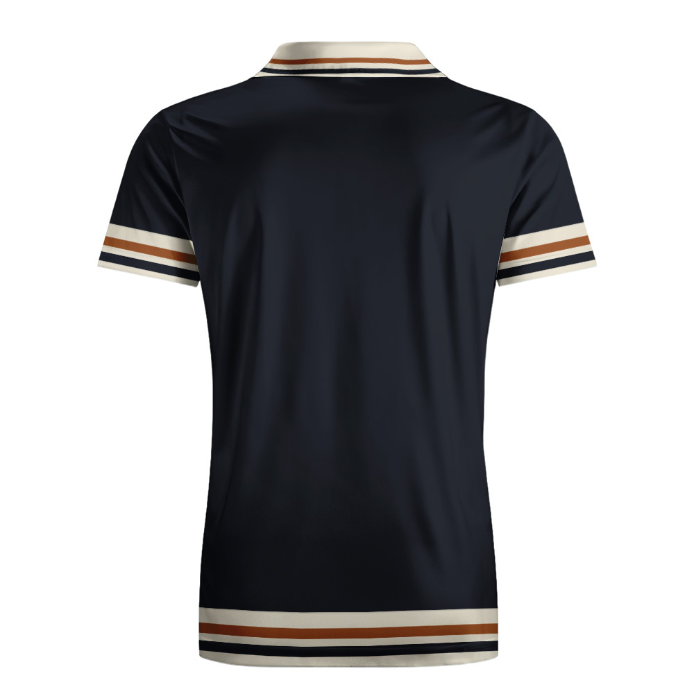 Polos Personnalisés Pour Hommes Polos Personnalisés Pour Hommes Chemises Avec Logo Cadeau De Vacances D'anniversaire Pour Lui Papa - MyFaceSocksFR