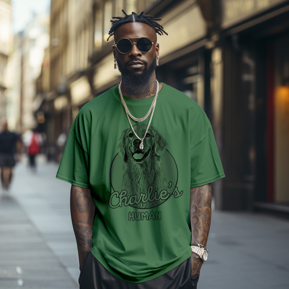 T-shirts Vintage Avec Photo Personnalisée, Animaux Mignons, T-shirt Photo Personnalisé, Cadeaux Uniques - MyFaceSocksFR