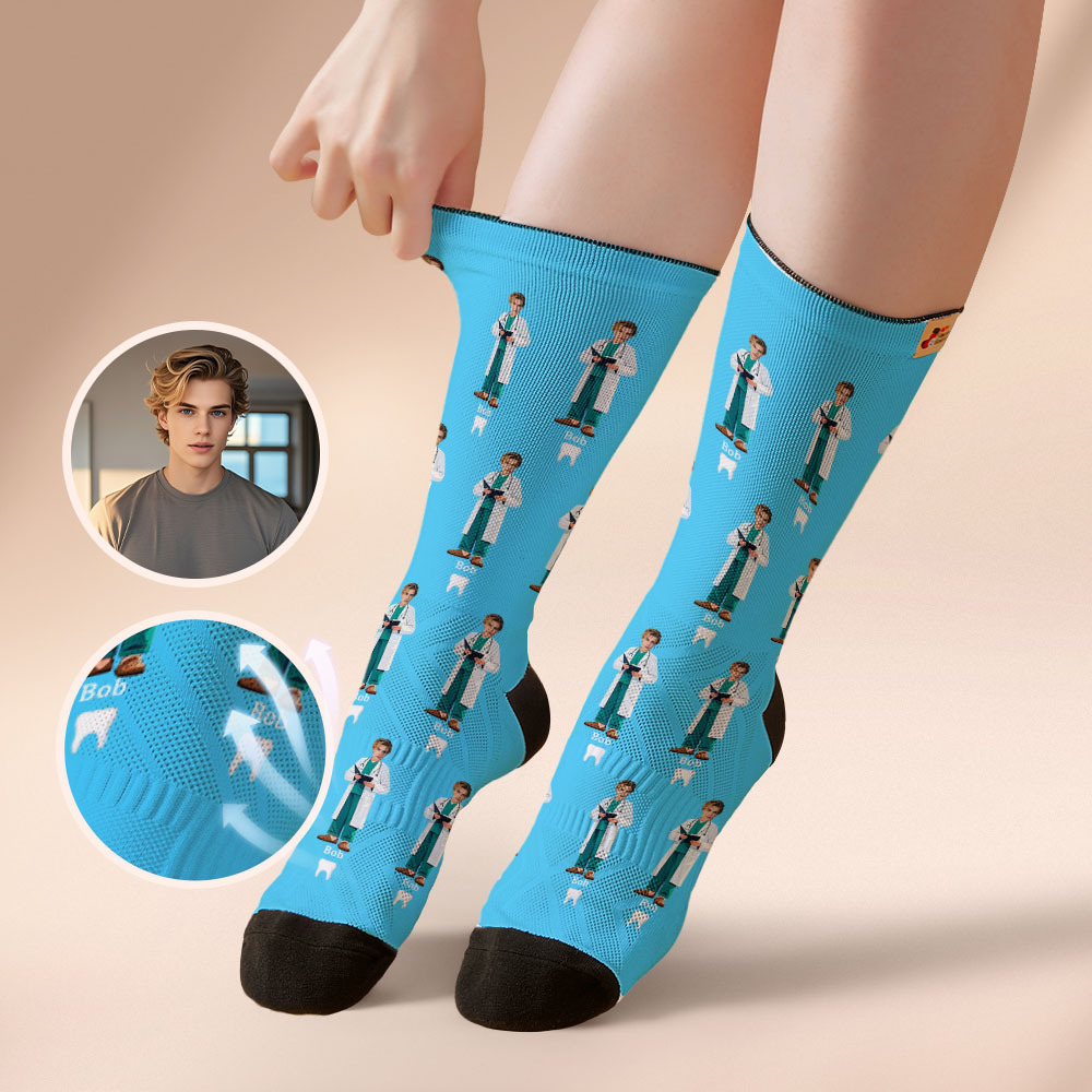 Cadeau De Couple Personnalisé Avec Votre Photo Chaussettes Photo Personnalisées Pour Anniversaire De Mariage Ou Cadeau De Fiançailles - MyFaceSocksFR