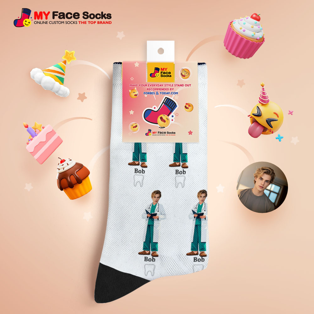 Cadeau De Couple Personnalisé Avec Votre Photo Chaussettes Photo Personnalisées Pour Anniversaire De Mariage Ou Cadeau De Fiançailles - MyFaceSocksFR