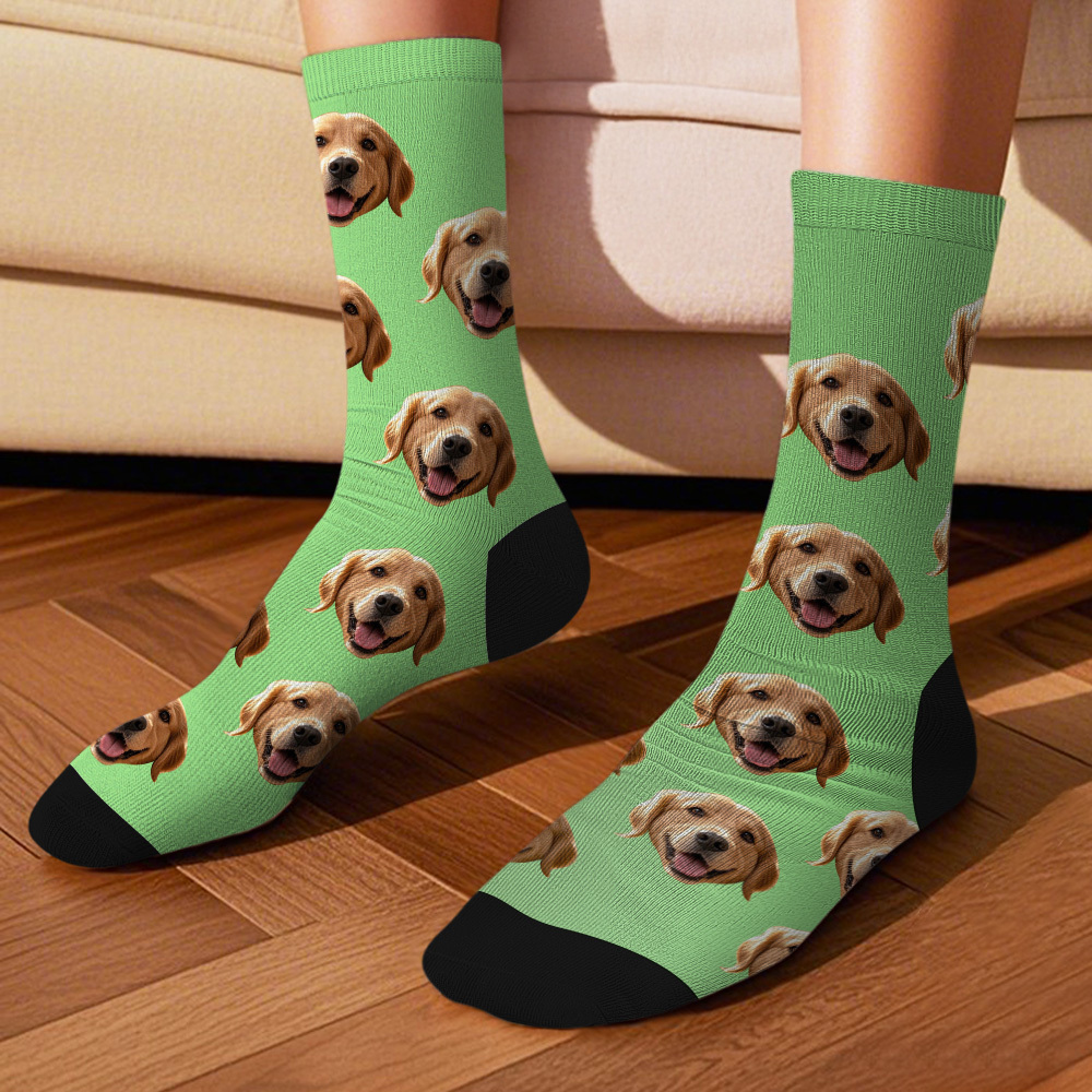 Chaussettes Personnalisées Avec Photos, Grandes Chaussettes Personnalisées Pour Couples, Idée Cadeau Amusante - MyFaceSocksFR