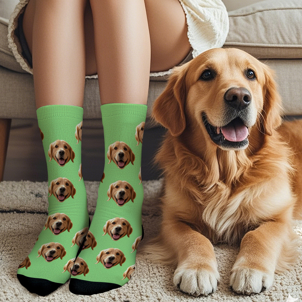 Chaussettes Personnalisées Avec Photos, Grandes Chaussettes Personnalisées Pour Couples, Idée Cadeau Amusante - MyFaceSocksFR