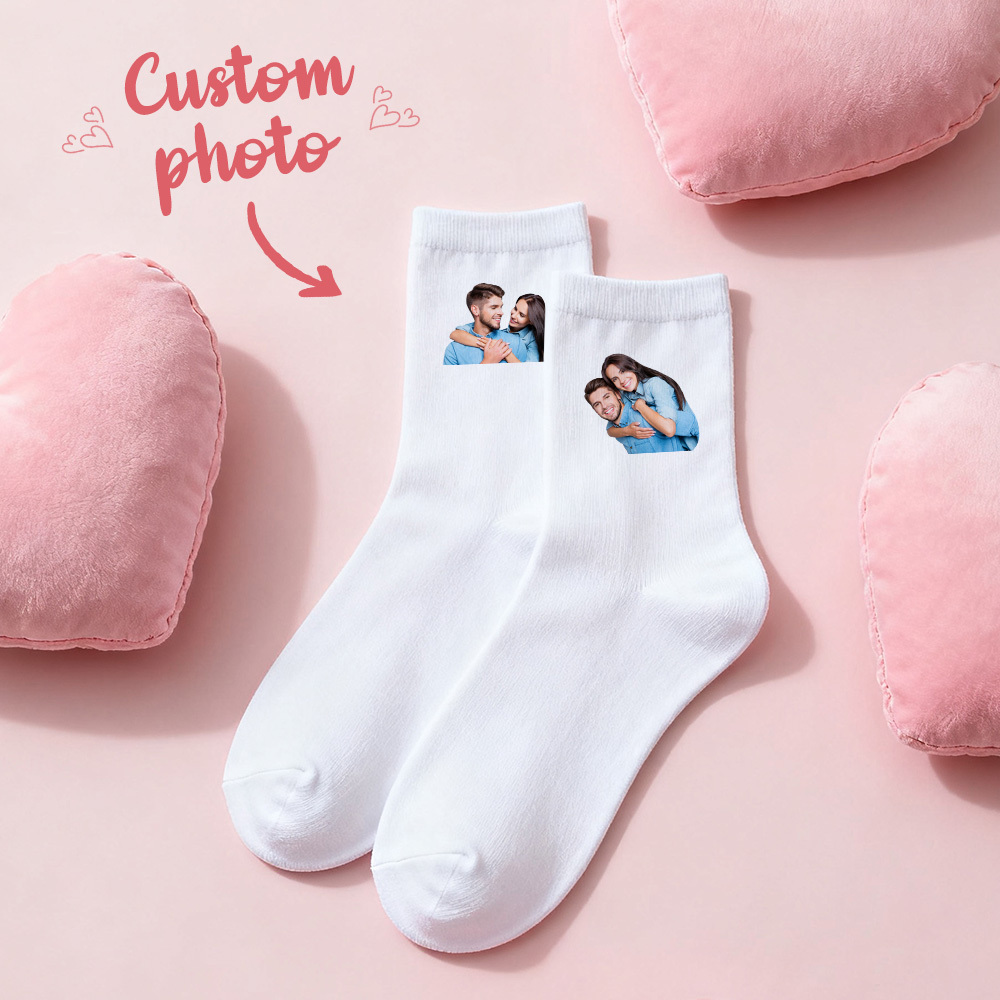 Chaussettes Personnalisées Avec Photo, Cadeaux De Noël, Chaussettes Pour Femmes, Chaussettes Personnalisées Avec Photo D'animaux De Compagnie, Cadeaux Personnalisés Pour Amoureux Des Animaux De Compagnie, Chaussettes Pour Hommes - MyFaceSocksFR