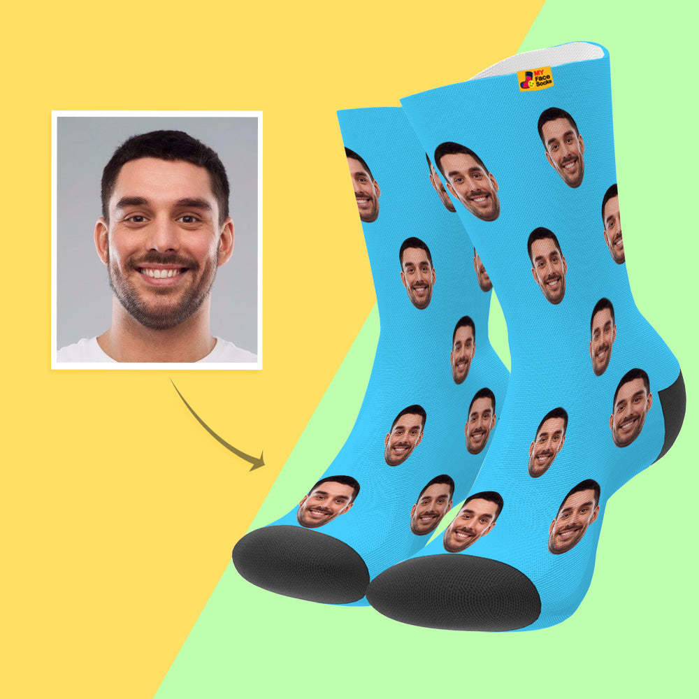 Chaussettes Visage et Nom Personnalisées
