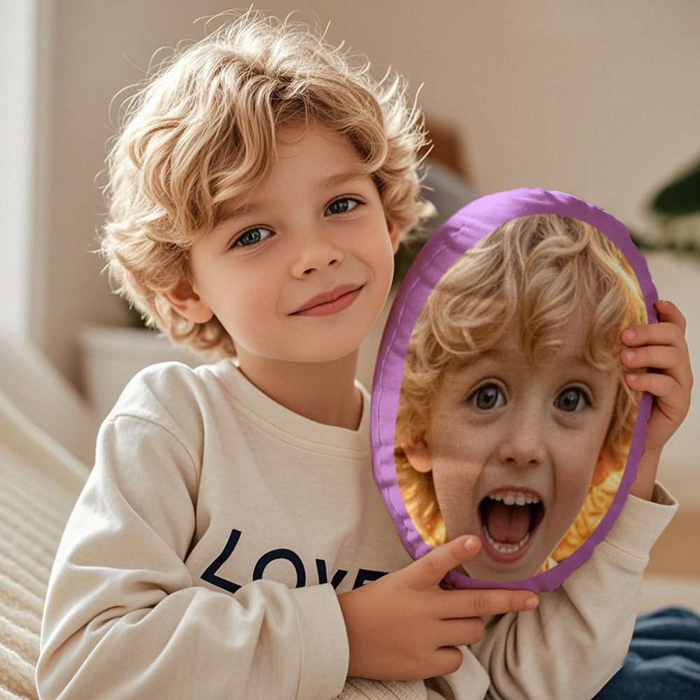 Coussin Personnalisé Double Face Mush Cush Big Face Pillow Coussin Drôle De Visage