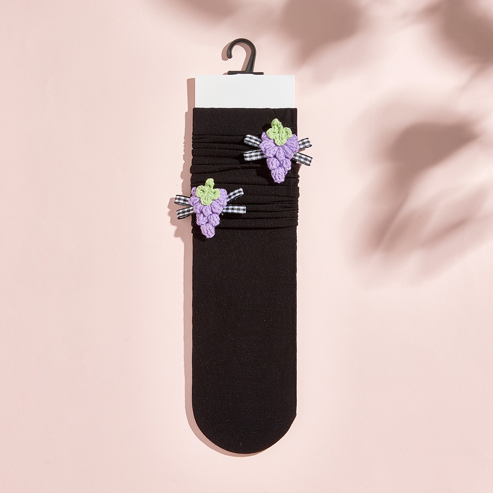 Chaussettes Tricotées Multi-styles À Fleurs De Fruits Chaussettes Colorées - MyFaceSocksFR