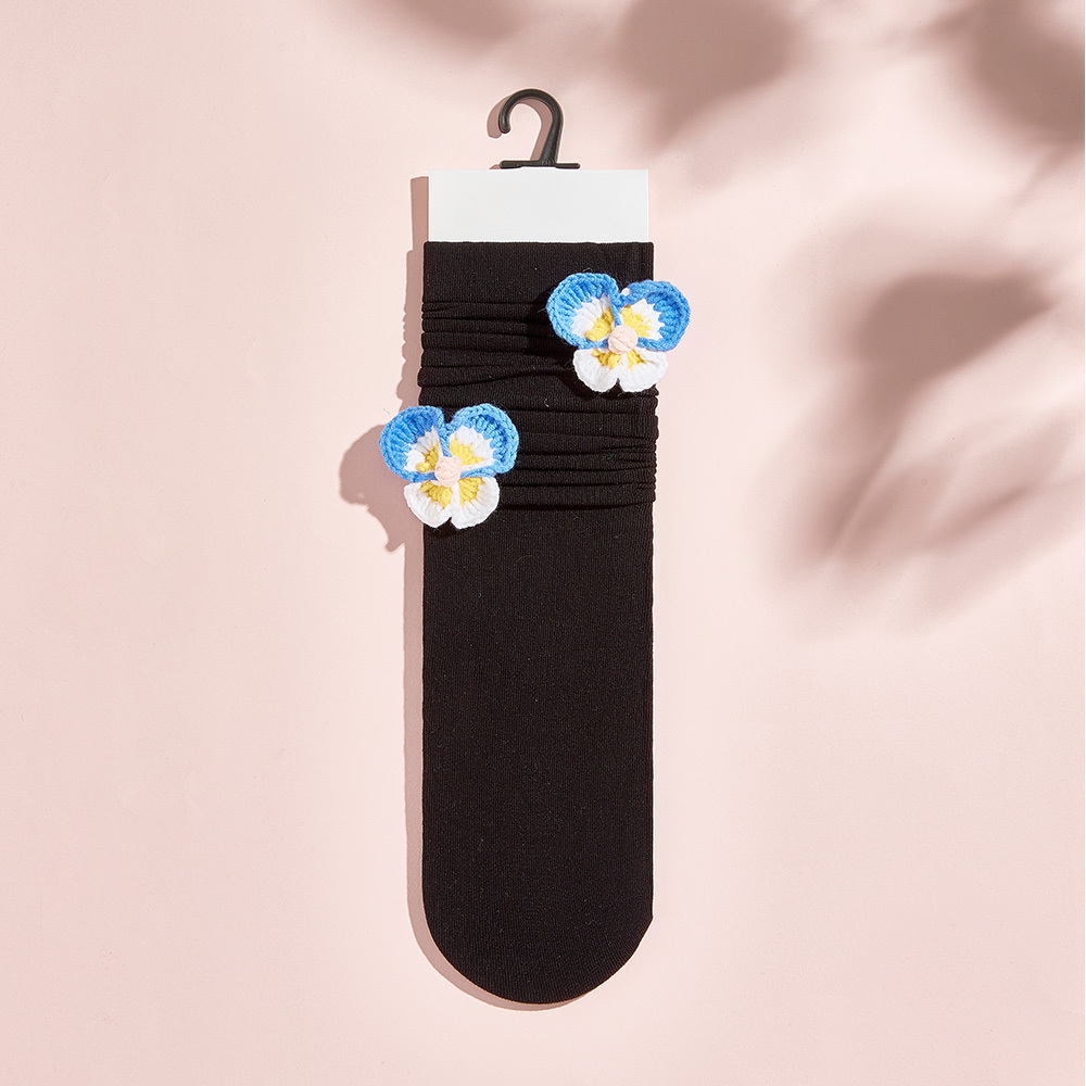 Chaussettes Tricotées Multi-styles À Fleurs De Fruits Chaussettes Colorées - MyFaceSocksFR