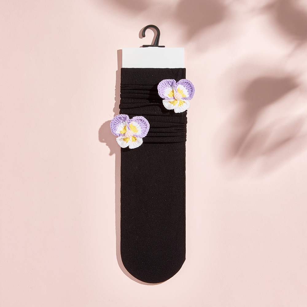 Chaussettes Tricotées Multi-styles À Fleurs De Fruits Chaussettes Colorées - MyFaceSocksFR