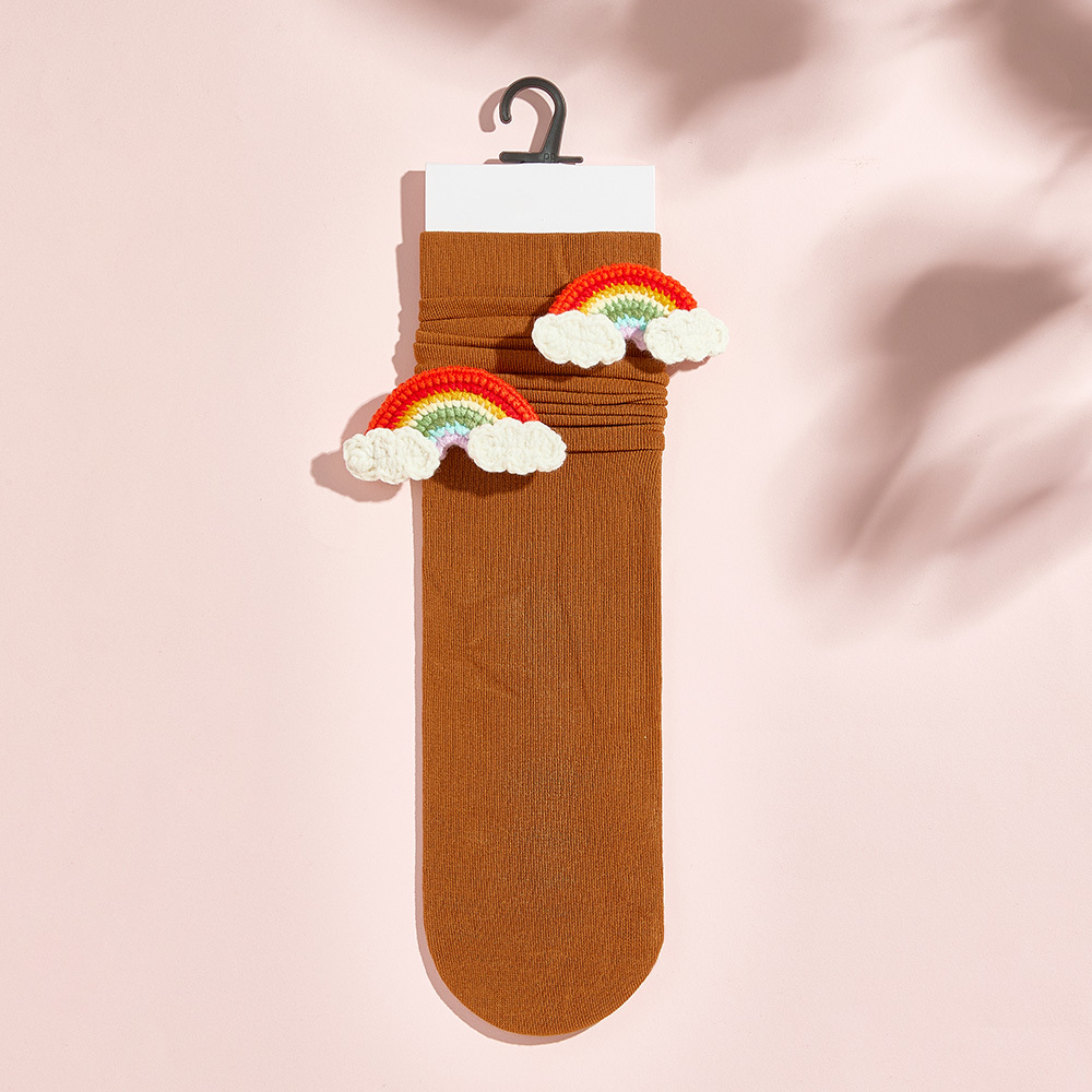 Chaussettes Tricotées Multi-styles À Fleurs De Fruits Chaussettes Colorées - MyFaceSocksFR