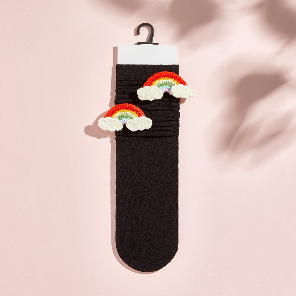 Chaussettes Tricotées Multi-styles À Fleurs De Fruits Chaussettes Colorées - MyFaceSocksFR