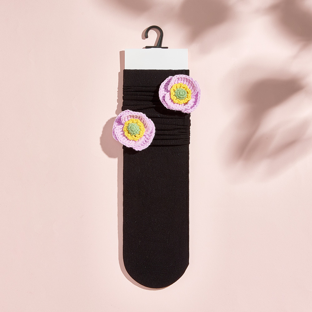 Chaussettes Tricotées Multi-styles À Fleurs De Fruits Chaussettes Colorées - MyFaceSocksFR