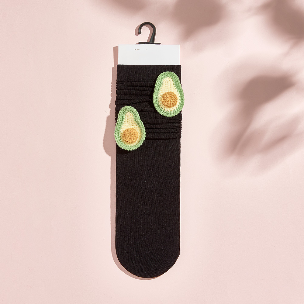 Chaussettes Tricotées Multi-styles À Fleurs De Fruits Chaussettes Colorées - MyFaceSocksFR