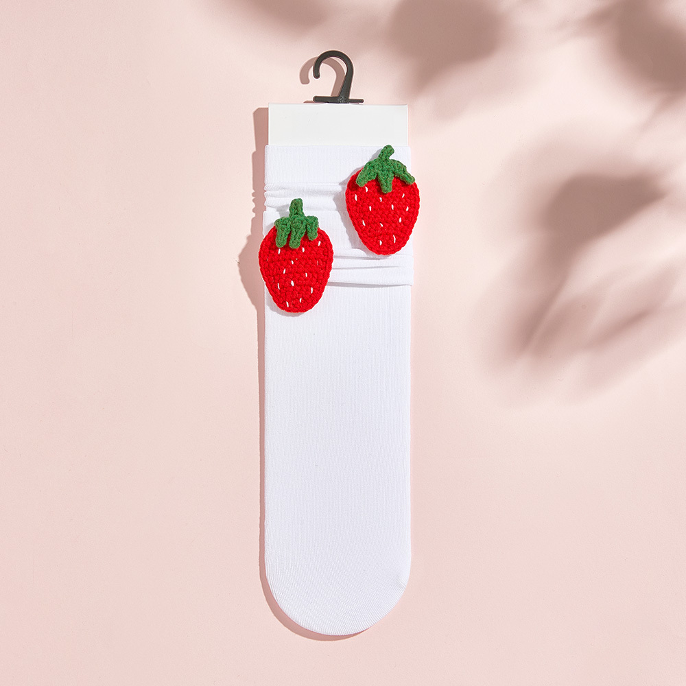 Chaussettes Tricotées Multi-styles À Fleurs De Fruits Chaussettes Colorées - MyFaceSocksFR