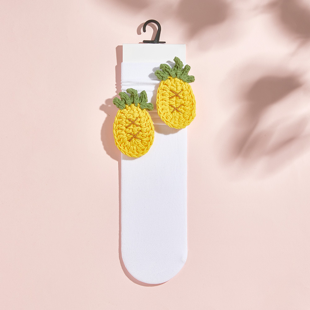 Chaussettes Tricotées Multi-styles À Fleurs De Fruits Chaussettes Colorées - MyFaceSocksFR