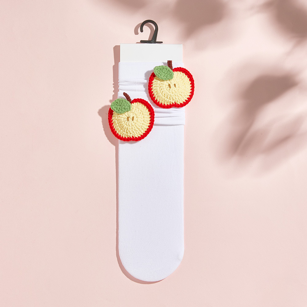 Chaussettes Tricotées Multi-styles À Fleurs De Fruits Chaussettes Colorées - MyFaceSocksFR