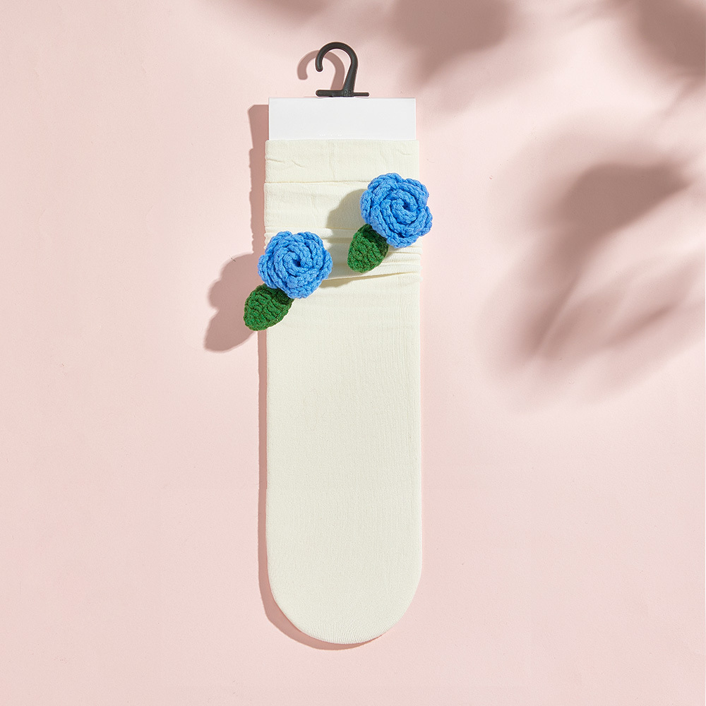 Chaussettes Tricotées Multi-styles À Fleurs De Fruits Chaussettes Colorées - MyFaceSocksFR