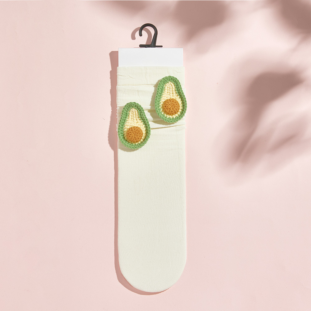 Chaussettes Tricotées Multi-styles À Fleurs De Fruits Chaussettes Colorées - MyFaceSocksFR