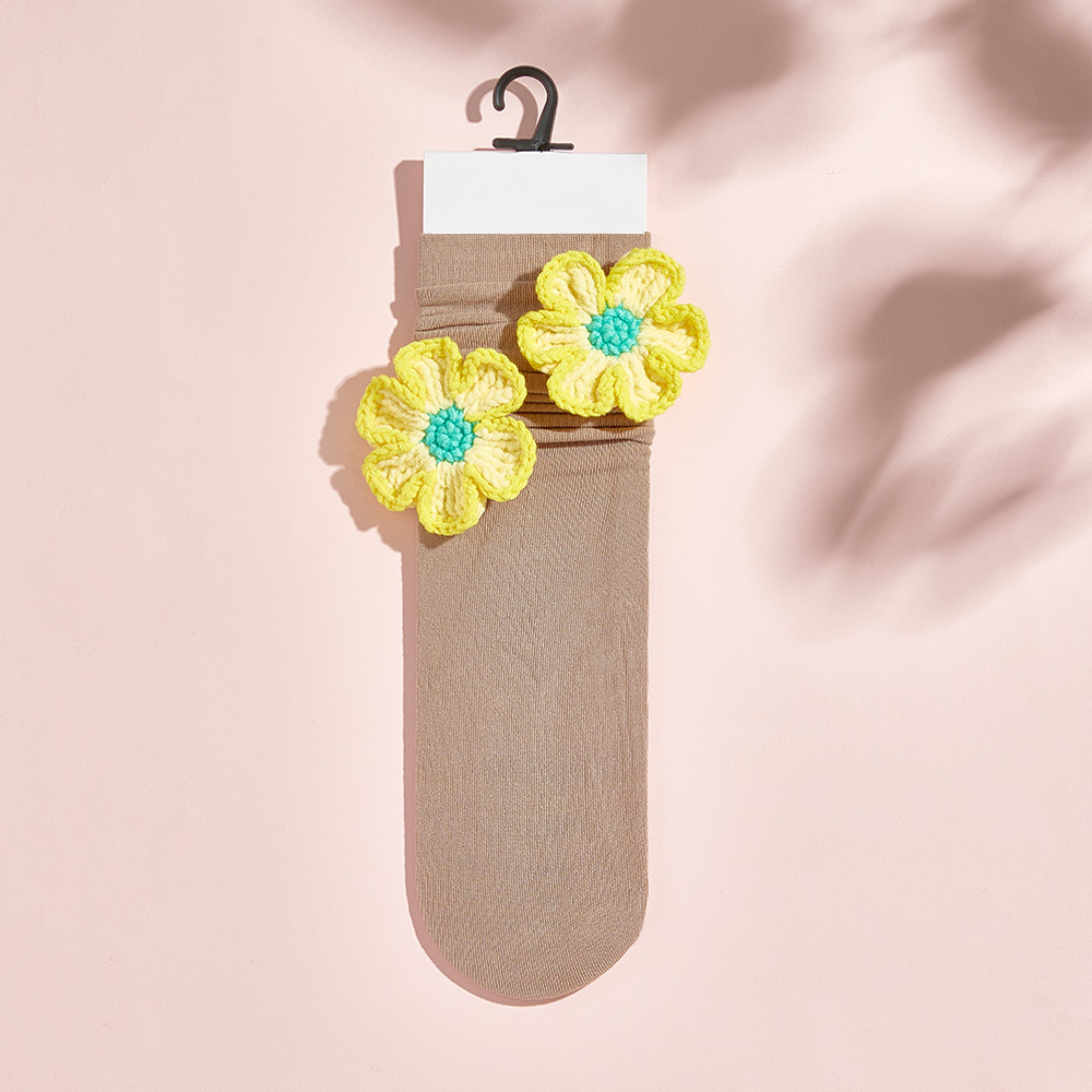 Chaussettes Tricotées Multi-styles À Fleurs De Fruits Chaussettes Colorées - MyFaceSocksFR