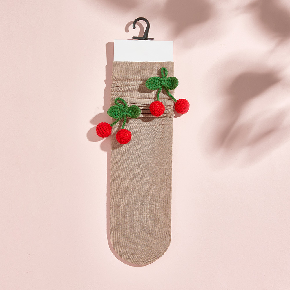 Chaussettes Tricotées Multi-styles À Fleurs De Fruits Chaussettes Colorées - MyFaceSocksFR