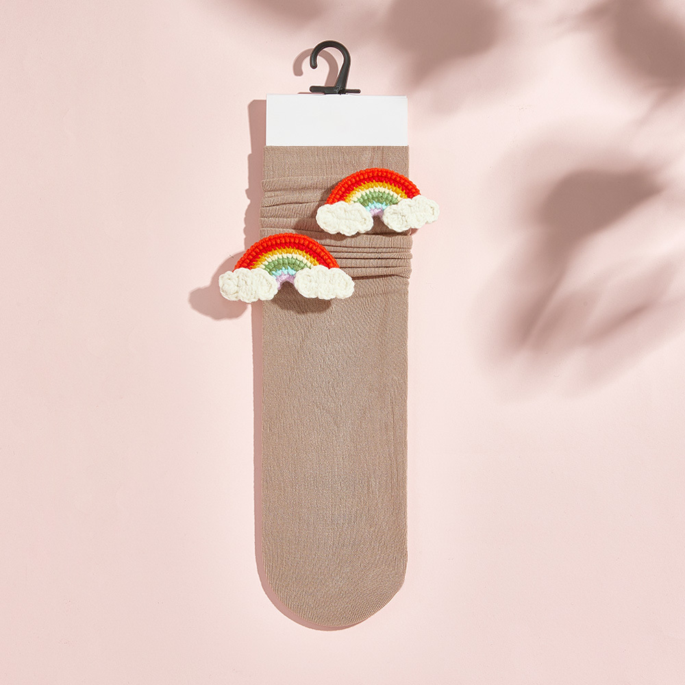 Chaussettes Tricotées Multi-styles À Fleurs De Fruits Chaussettes Colorées - MyFaceSocksFR