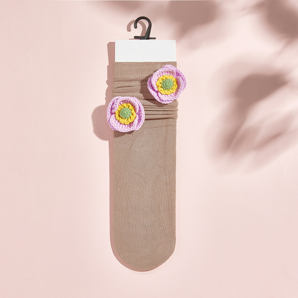 Chaussettes Tricotées Multi-styles À Fleurs De Fruits Chaussettes Colorées - MyFaceSocksFR
