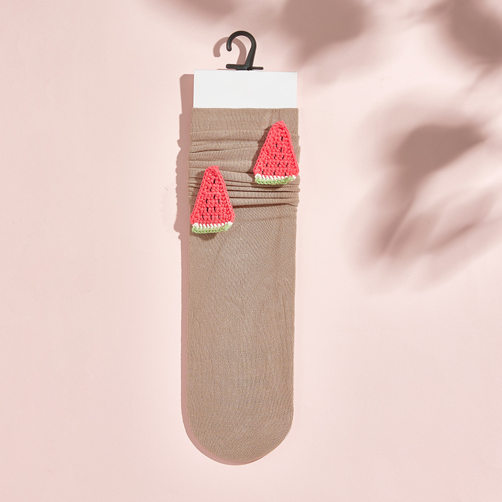 Chaussettes Tricotées Multi-styles À Fleurs De Fruits Chaussettes Colorées - MyFaceSocksFR