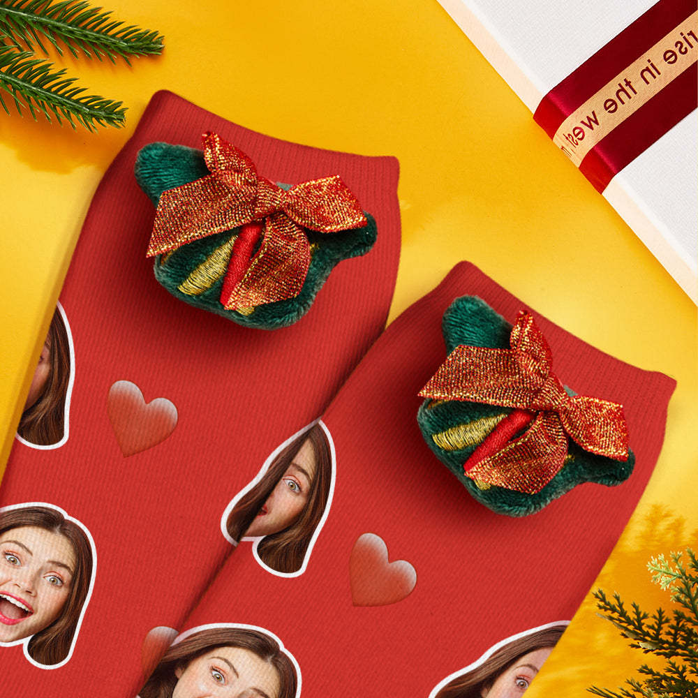 Chaussettes De Noël Broches Pins Écharpe Charme Bijoux Cadeaux De Nouvel An Cadeaux De Noël 2pcs / Set - VisageChaussettes