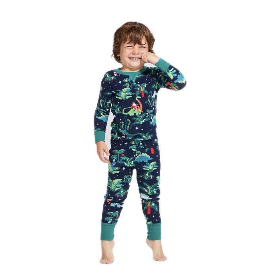 Ensembles De Pyjamas De Famille Assortis Vêtements De Nuit De Fête De Noël - Père Noël - VisageChaussettes