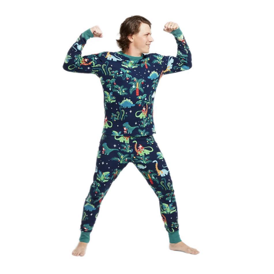Ensembles De Pyjamas De Famille Assortis Vêtements De Nuit De Fête De Noël - Père Noël - VisageChaussettes