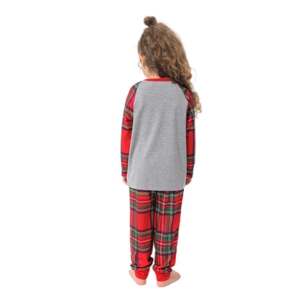 Ensembles De Pyjamas De Famille Assortis Vêtements De Nuit De Fête De Noël - Joyeux Noël - VisageChaussettes