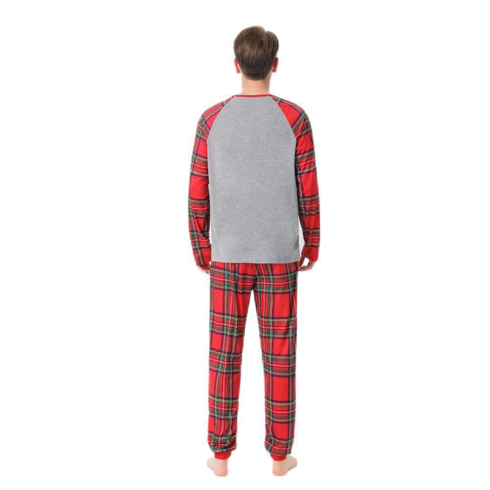 Ensembles De Pyjamas De Famille Assortis Vêtements De Nuit De Fête De Noël - Joyeux Noël - VisageChaussettes
