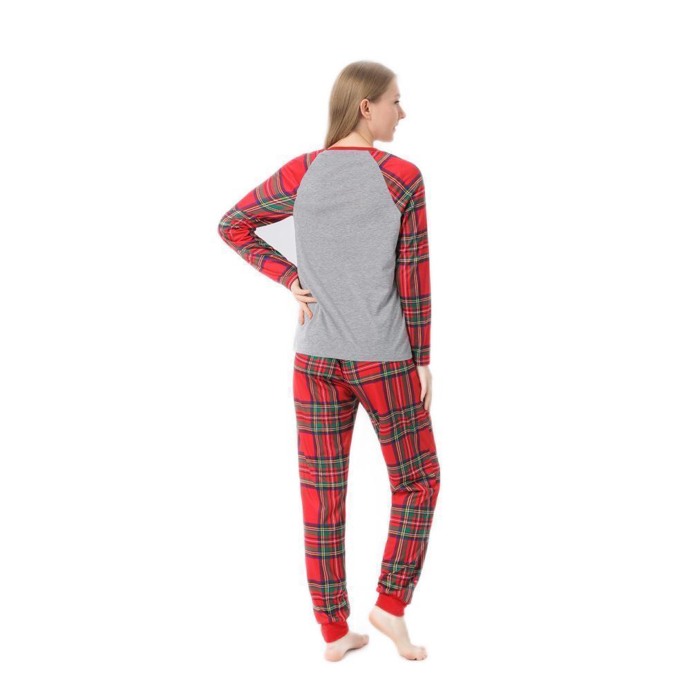 Ensembles De Pyjamas De Famille Assortis Vêtements De Nuit De Fête De Noël - Joyeux Noël - VisageChaussettes