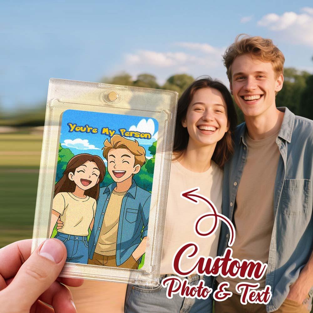 Carte Poke Personnalisée Pour La Fête Des Pères, Cadeau Personnalisé Pour Papa, Cadeau Pour La Fête Des Pères - MyFaceSocksFR