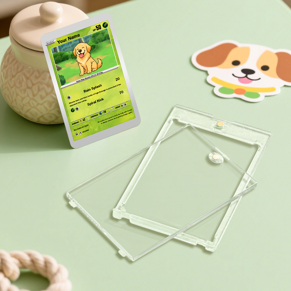 Carte D'anime Personnalisée Cadeau Mignon Personnalisé Pour Amoureux Des Animaux Carte Mignonne Présente - MyFaceSocksFR